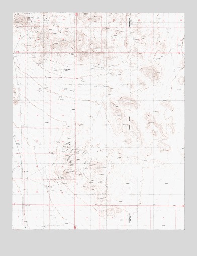 Mud Lake NW, NV USGS Topographic Map