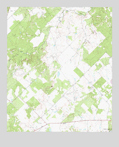 Murphy Creek, TX USGS Topographic Map