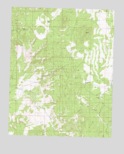 Mustang Knoll, AZ USGS Topographic Map