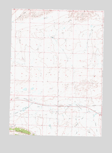 Natrona, WY USGS Topographic Map