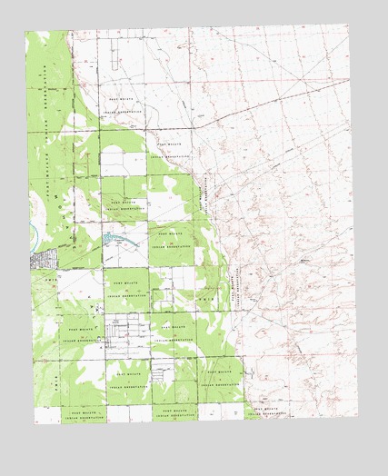 Needles NE, AZ USGS Topographic Map