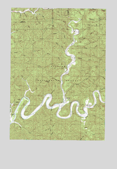 North Fork, OR USGS Topographic Map