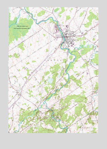 Canton, NY USGS Topographic Map