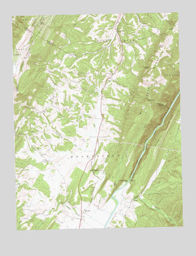 Old Fields, WV USGS Topographic Map