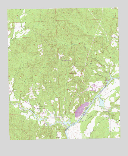 Omaha, GA USGS Topographic Map