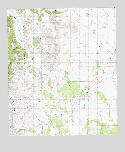 Pedregosa Mountains East, AZ USGS Topographic Map
