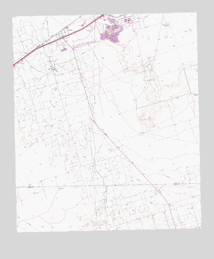 Penwell, TX USGS Topographic Map
