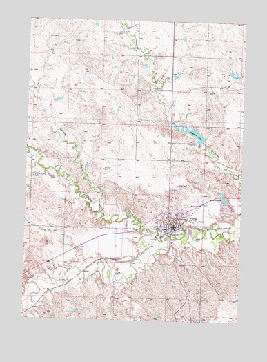 Philip, SD USGS Topographic Map