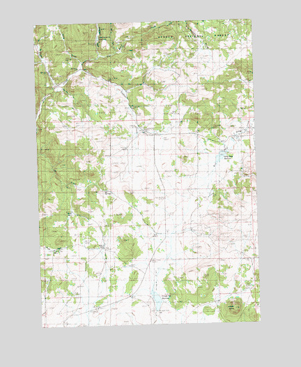 Pringle Flat, OR USGS Topographic Map