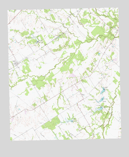 Purdon, TX USGS Topographic Map