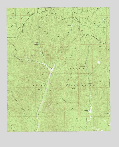 Red Top Mountain, AZ USGS Topographic Map