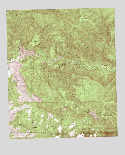 Canyon Hill, NM USGS Topographic Map