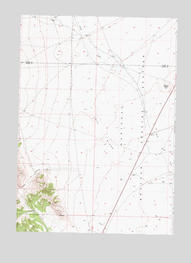 Richard Butte, ID USGS Topographic Map