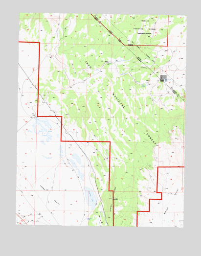 River Spring, CA USGS Topographic Map