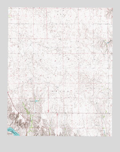 Roll NW, OK USGS Topographic Map