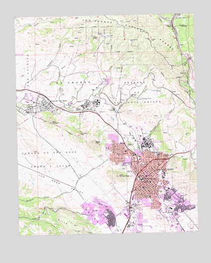 San Luis Obispo, CA USGS Topographic Map