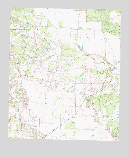 Cap Rock SE, TX USGS Topographic Map
