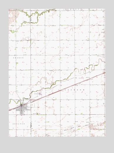 Shelton, NE USGS Topographic Map