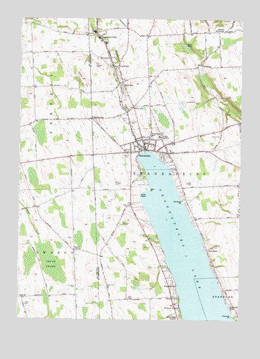 Skaneateles, NY USGS Topographic Map