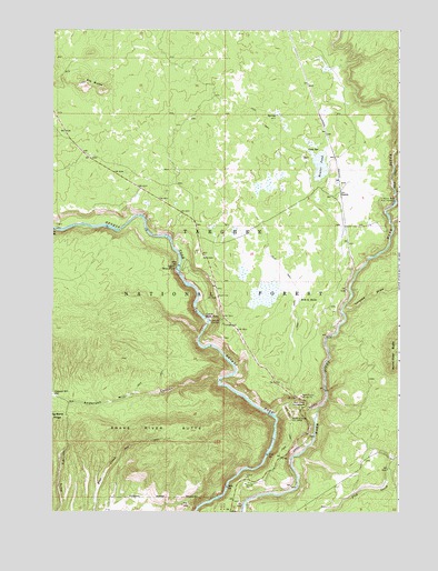 Snake River Butte, ID USGS Topographic Map