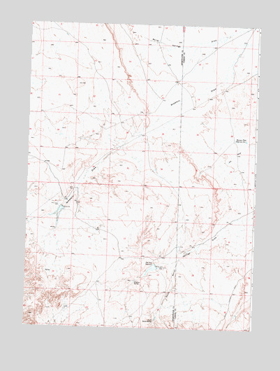South Barrel Spring, WY USGS Topographic Map