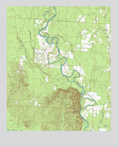 Sparkman NW, AR USGS Topographic Map
