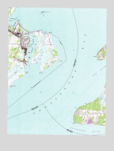 Spesutie, MD USGS Topographic Map