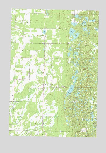 Spider Lake, MN USGS Topographic Map
