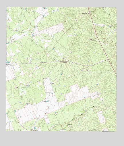 Spohn Ranch, TX USGS Topographic Map