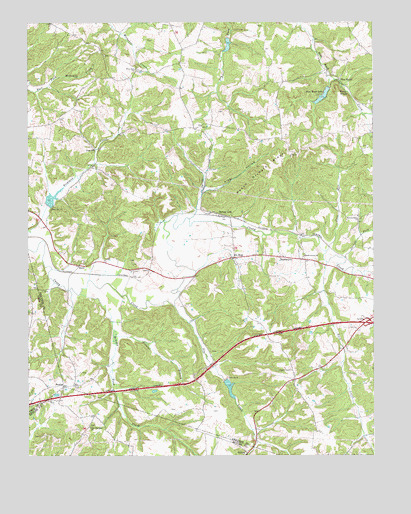 Spring Lick, KY USGS Topographic Map