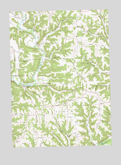 Steuben, WI USGS Topographic Map