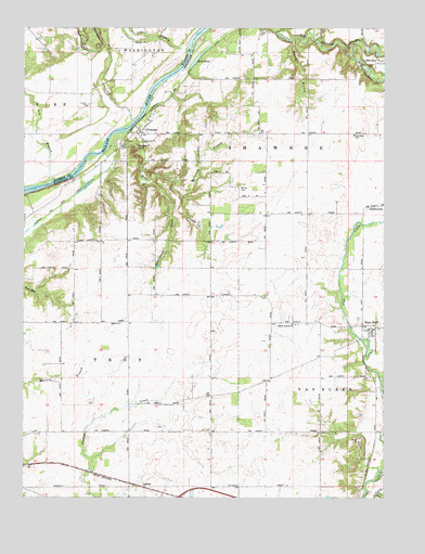 Stone Bluff, IN USGS Topographic Map