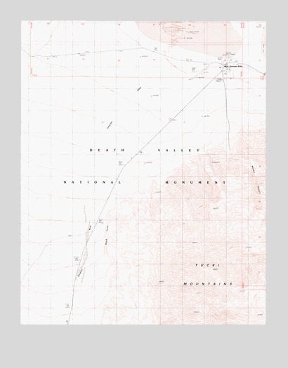 Stovepipe Wells, CA USGS Topographic Map