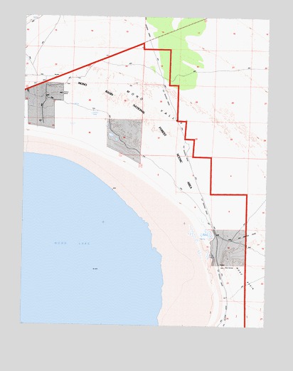 Sulphur Pond, CA USGS Topographic Map