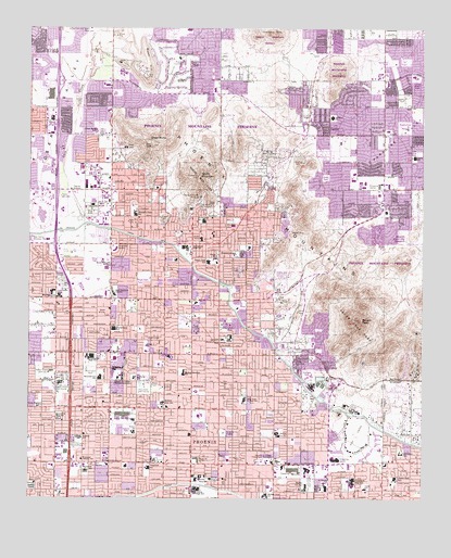 Sunnyslope, AZ USGS Topographic Map