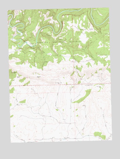 Tanks Peak, CO USGS Topographic Map