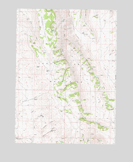 The V, OR USGS Topographic Map