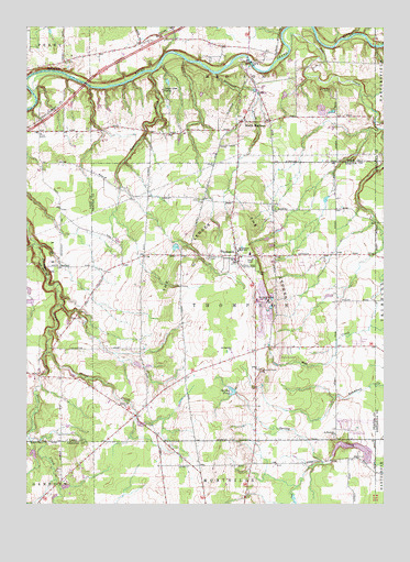 Thompson, OH USGS Topographic Map