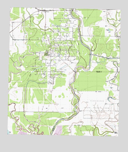 Thompsons, TX USGS Topographic Map