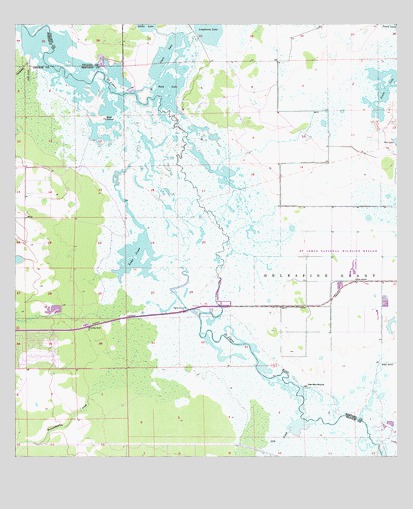 Titusville SW, FL USGS Topographic Map