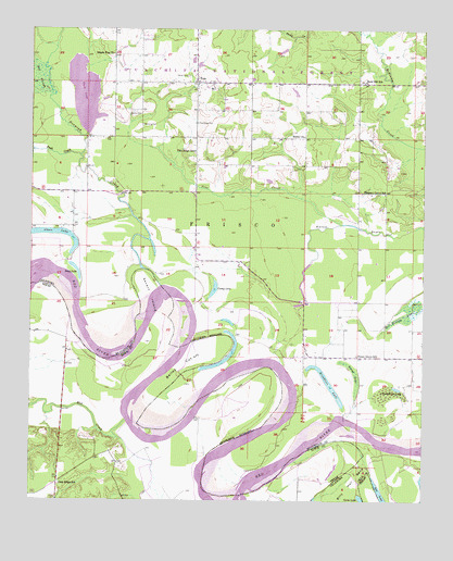 Tom, OK USGS Topographic Map