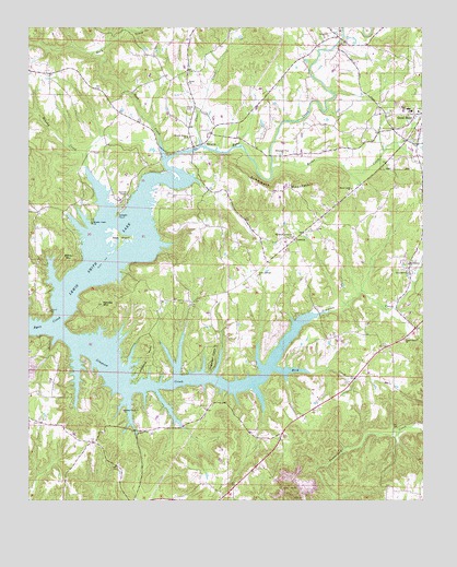 Trimble, AL USGS Topographic Map