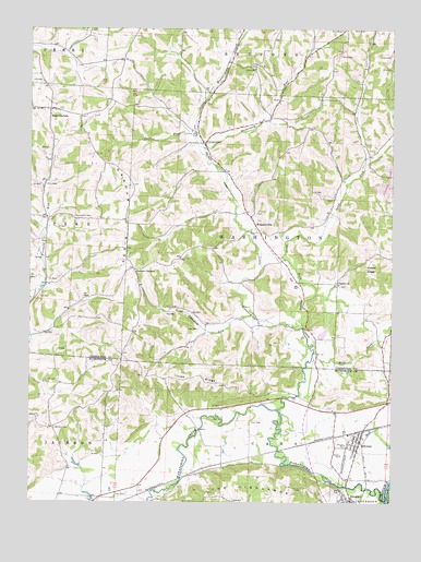 Trinway, OH USGS Topographic Map