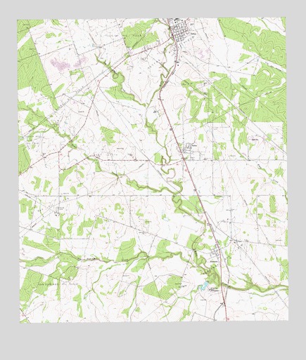 Tuleta, TX USGS Topographic Map