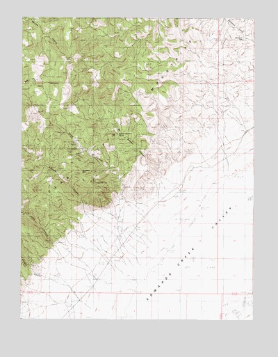 Tungsten Mountain, NV USGS Topographic Map