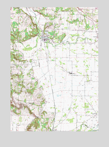 Turner, OR USGS Topographic Map