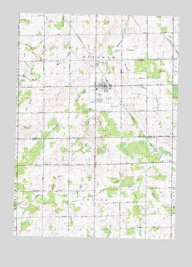 Ubly, MI USGS Topographic Map