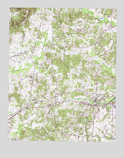Vale, TN USGS Topographic Map