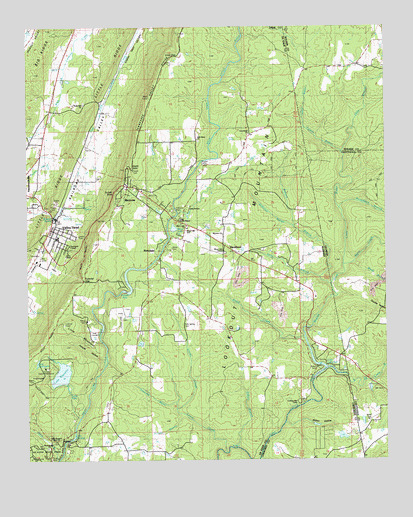 Valley Head, AL USGS Topographic Map