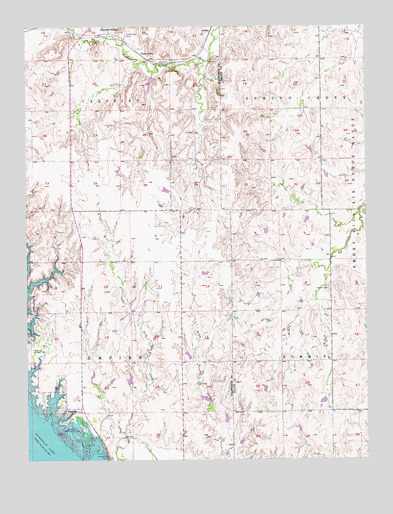 Venango, KS USGS Topographic Map